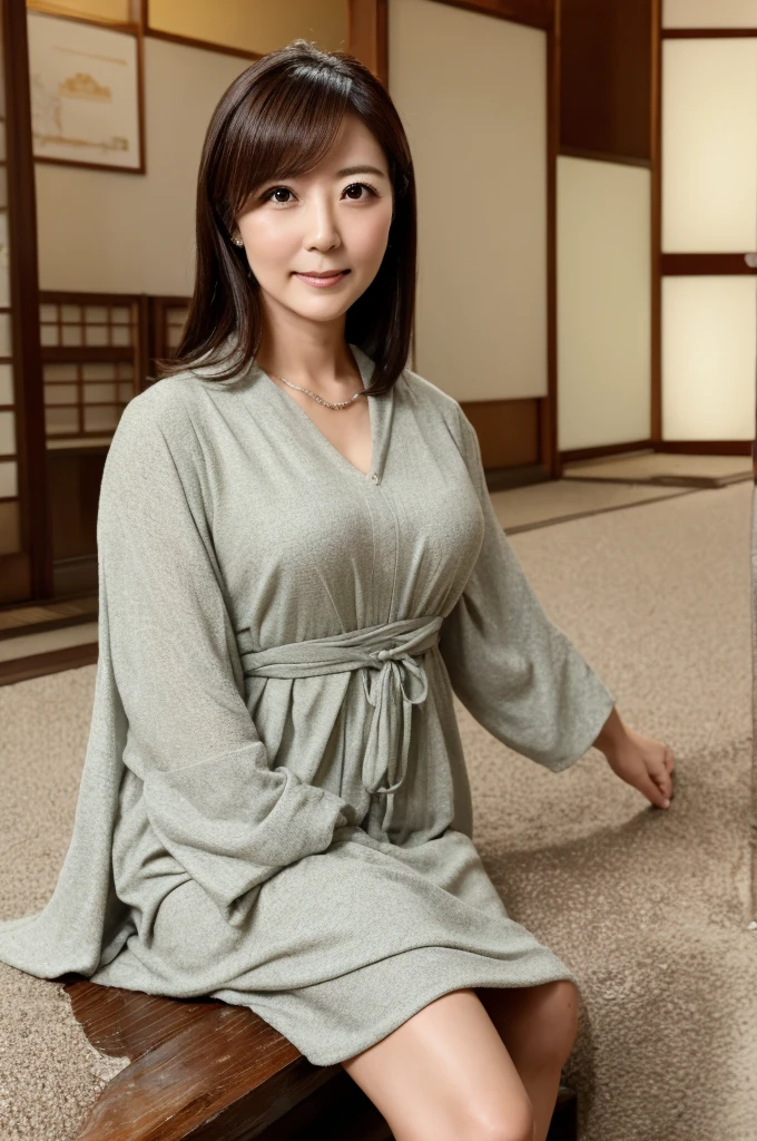 ((Highest quality)), ((masterpiece)), (detailed), Japanese,Mature Woman