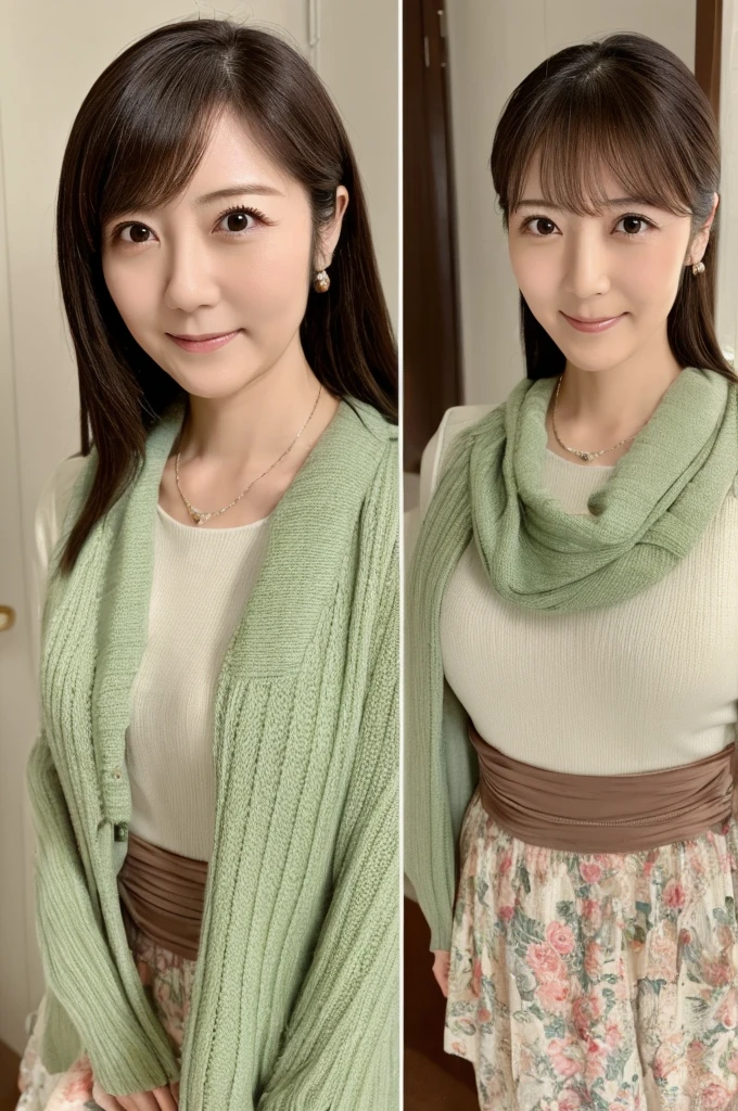 ((Highest quality)), ((masterpiece)), (detailed), Japanese,Mature Woman