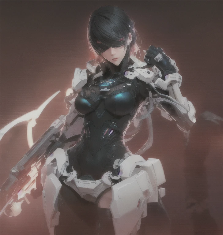 ((The best quality)), ((Masterpiece)), (Very detailed:1.3), ..............3D, beautiful (Cyberpunk:1.3) hacker woman, short hairstyle,short hair, Return to viewer, Thick hair, Operating computer terminal, head mounted display, computer server, LCD screen, fiber optic cable, Company logo, HDR (High Dymanic Range), ray tracing, NVIDIA RTX, super resolution, Unreal 5, Subsoil Scatter, PBR texture, Post-processing, Anisotropic filtering, depth of field, maximum sharpness and sharpness, Multilayer textures, Albedo y Highlight Maps, Surface shading, Accurate simulation of light-material interactions, perfect proportions, octane rendering, duotone lighting, Low ISO, white balance, rule of thirds, wide opening, 8K RAW, efficient sub-pixels, sub-pixel convolution, glow particles, dynamic pose
