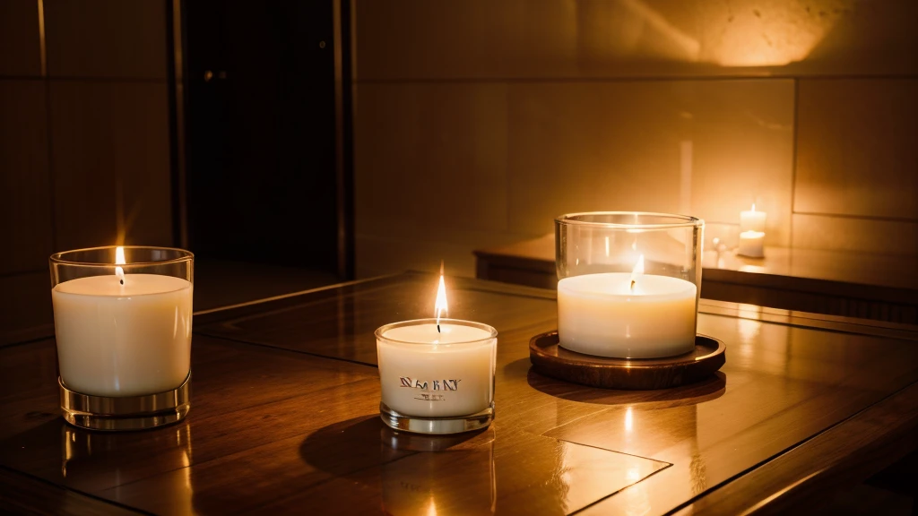 candle luxury room８K RAW Photography　