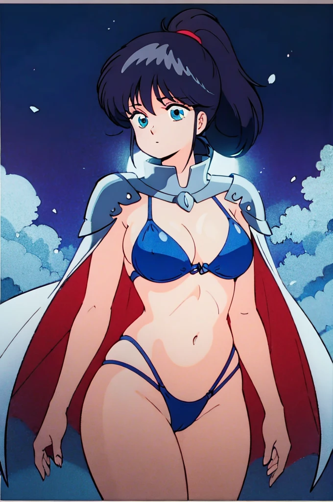 Madoka Ayukawa, (((Bikini Armor))), (((full nude))), (((nsfw))), (((no Panties))), Tabletop, (Highest quality: 1.2), (Super quality: 1.2), figure, (Very delicate and beautiful: 1.2), Film Angle, floating, (Beautiful detailing: 1.1), (Detail Light: 1.1), Film Light, Delicate Sky, woman, Gray Hair, blue eyes, (High Ponytail: 1.1), Cape, Glowing Eyes, (moon: 1.2), (moonlight: 1.1), Starry Sky, (Light Particles: 1.1), fog , Snow Painting, sketch, flowering