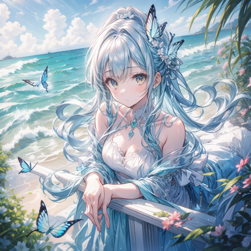 ★★★、🦋、🌷、🎀、🌊 、🐬