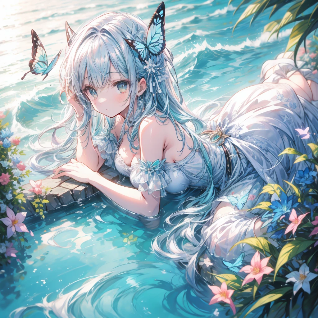 ★★★、🦋、🌷、🎀、🌊 、🐬
