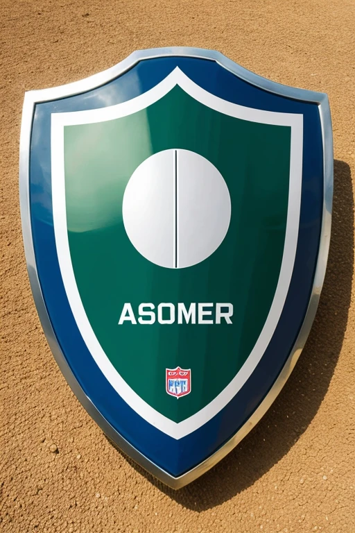 A football shield that represents all continents