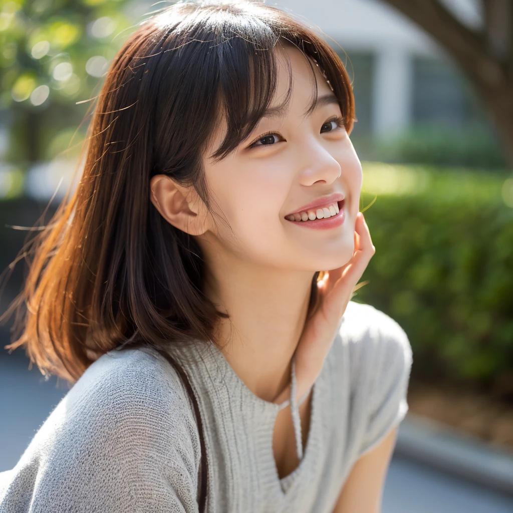 1 Girl、Tokyo Street、Summer cityscape、Wear a Japan yukata、Upper body、Close-up、Laughter、、(8K、Raw photo、Highest quality、masterpiece:1.2)、(Realisticな、Photorealistic:1.37)、Highly detailed eyelash drawing、(((Best image quality))),huge 、Fine skin, (Beautiful Hair), (perfection Anatomy), (Realistic), (Dynamic Angle), Seductive pose,perfection,Sensual look、Highest quality、High resolution、