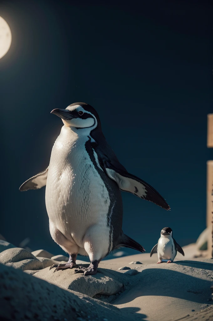 Radioactive penguin