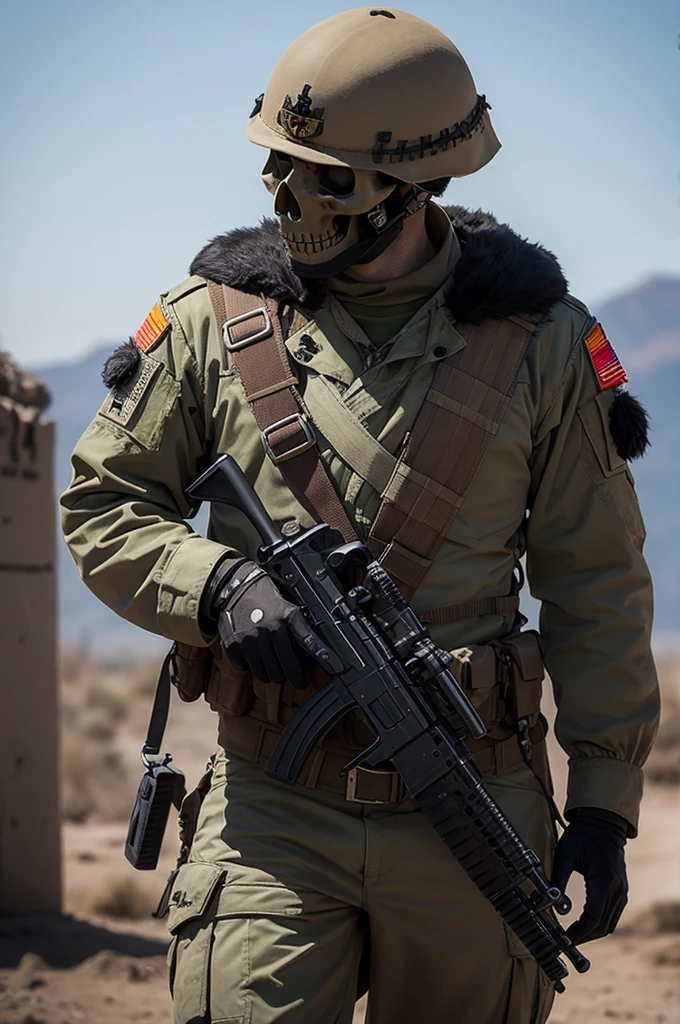 Skulls and soldiers