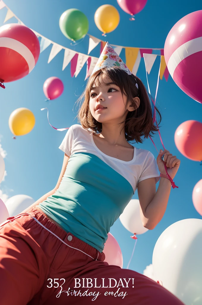  playing with balloon 3d style 
