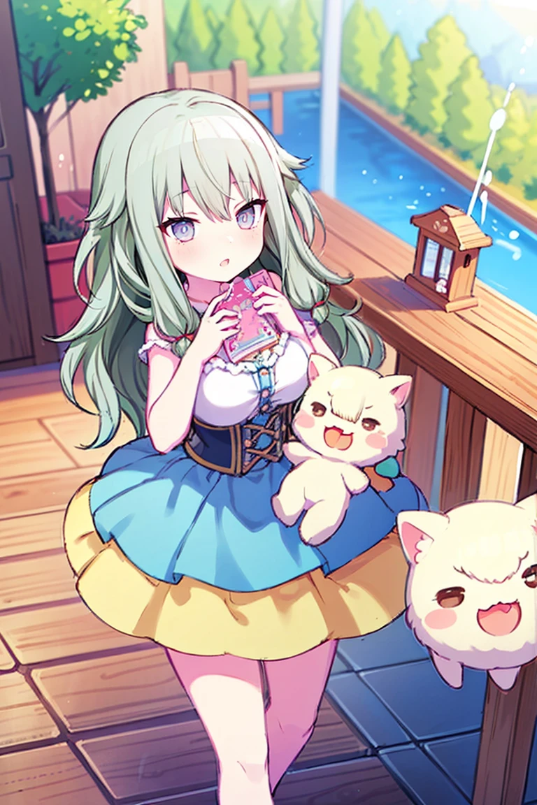 masterpiece、Best image quality、Face the camera、Fluffy hair、Delicate eyes、Adorable, 最high quality、Mature Girl、1 person、smile、masterpiece, Most detailed, high quality、Shiny Hair、Very fine and beautiful bright eyes、nose blush、Very detailed, clear and beautiful face, Awards, (Anatomically correct)、During a walk