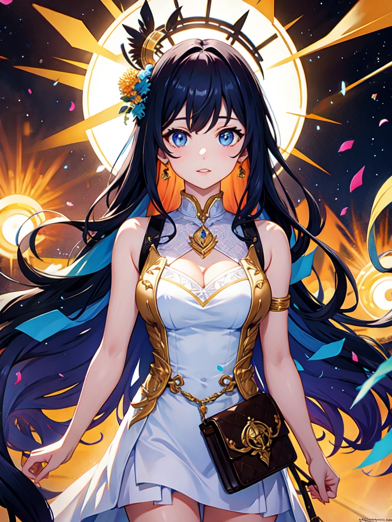 （There&#39;s a screw in the head）, maid, （Evil Eye, A bad looking person with white eyes, It&#39;s a red eyeliner）,whole body絵, She is wearing a maid uniform and the background is a dark and desolate landscape., Horror movie atmosphere. Her figure is extremely beautiful, Emphasizing the dark and crazy elements. Skillfully expressing the effects of light and shadow, detailed, The face and expression of the black costume are also carefully drawn..., Artistic elements add depth to the work. The overall atmosphere is creepy and nightmarish..., With a unique artistic touch. This movie is、The dark and crazy world of horror movies depicted in HD., Evoke visual stimuli and aesthetic sense, It will terrify and excite the audience....,sketch (Character design sheet, same characters, whole body, Three-View, front, ~ ~ ~ side, return) and watercolor画, （Gradient braided hair, Light pink hair, (Ink blotches:1.1), (pale:1.2),(Light purple:1.2),(Light green:1.2)　and a mature face,tall, Wearing black tights,Green Eyes, The skin is hidden　and 1 female, Nervous,Cowboy Shot,,(Very bright:1.1), White Background, [1 Girl:7], (Tilt your head:1.2), ([sketch|watercolor \(Moderate\)]:1.15),Chaotic Abstract Background, Vector Trace, Gradient Blending, Bright colors, that&#39;wonderful, 非常にdetailed, Complex, (Very low contrast:1.4)