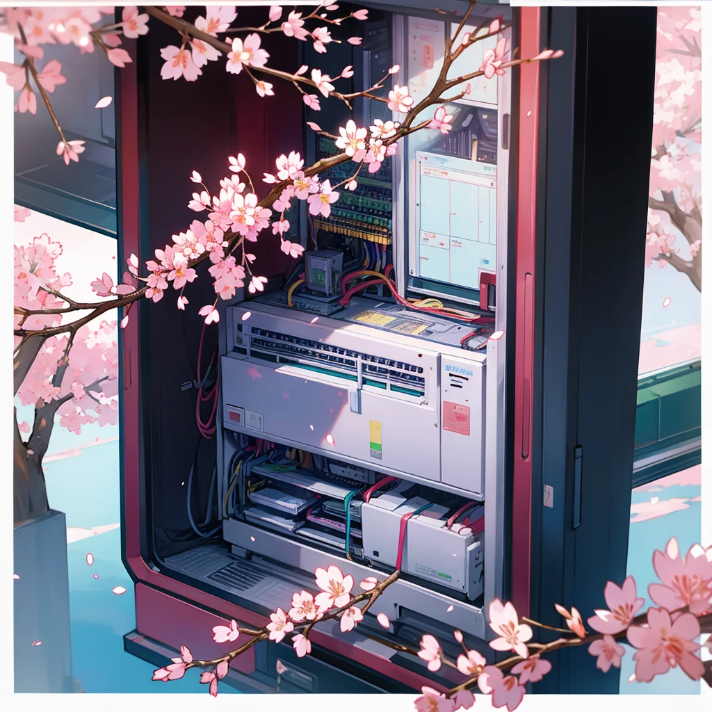 Sacred、Supercomputer、cherry blossoms