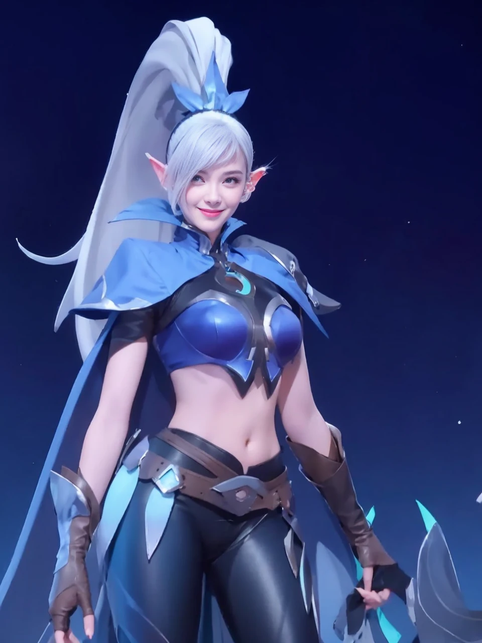 a girl with short hair, wearing transparent glasses, smiling and raising her hand, in a stock market setting, half-body shot, small ears, high quality, non-deformed, extremely detailed facial features, hyper realistic, 8k, photorealistic, vibrant colors, dramatic lighting, cinematic, beautiful, elegant, dynamic pose