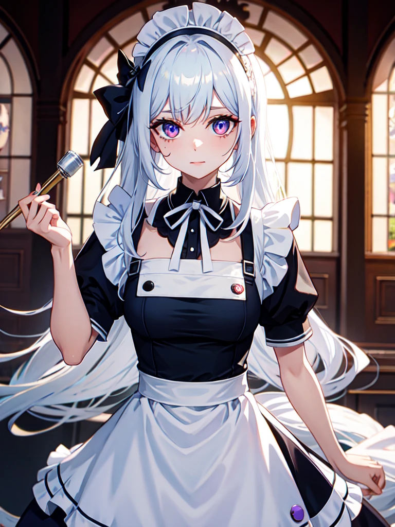  maid, （Evil Eye, A bad looking person with white eyes, It&#39;s a red eyeliner）,whole body絵, She is wearing a maid uniform and the background is a dark and desolate landscape., Horror movie atmosphere. Her figure is extremely beautiful, Emphasizing the dark and crazy elements. Skillfully expressing the effects of light and shadow, detailed, The face and expression of the black costume are also carefully drawn..., Artistic elements add depth to the work. The overall atmosphere is creepy and nightmarish..., With a unique artistic touch. This movie is、The dark and crazy world of horror movies depicted in HD., Evoke visual stimuli and aesthetic sense, It will terrify and excite the audience....,sketch (Character design sheet, same characters, whole body, Three-View, front, ~ ~ ~ side, return) and watercolor画, （Gradient braided hair, Light pink hair, (Ink blotches:1.1), (pale:1.2),(Light purple:1.2),(Light green:1.2)　and a mature face,tall, Wearing black tights,Green Eyes, The skin is hidden　and 1 female, Nervous,Cowboy Shot,,(Very bright:1.1), White Background, [1 Girl:7], (Tilt your head:1.2), ([sketch|watercolor \(Moderate\)]:1.15),Chaotic Abstract Background, Vector Trace, Gradient Blending, Bright colors, that&#39;wonderful, 非常にdetailed, Complex, (Very low contrast:1.4)