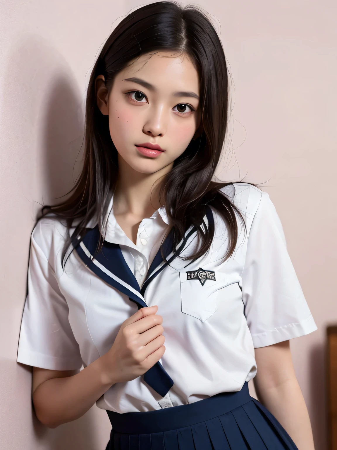 master-piece, bestquality, ultra realistic, hyper-detail, 8k resolution, RAW photo, crisp focus, (2 girls in bed), ((Navy blue shirt:1.1)), short sleeves, Long Track, Perfect body, 2 mature women, 18yo, cinematic light,Sweatpants ,Gym Wear ,Gym-pants