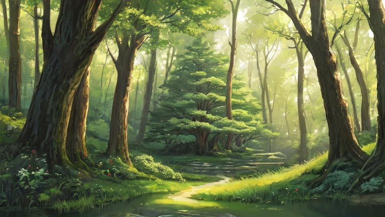 Fairy magic forest
