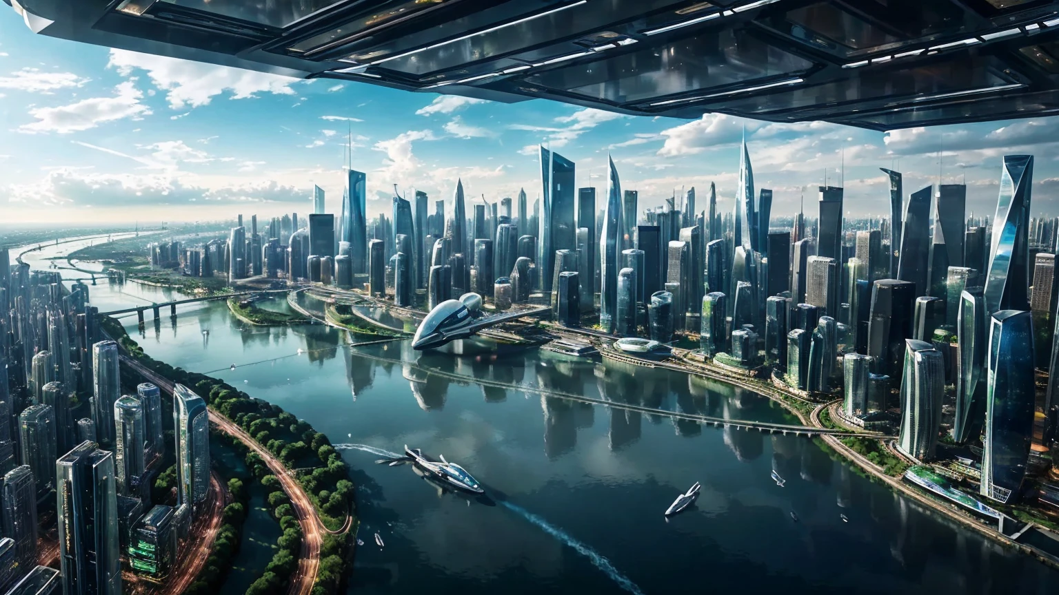(Best quality,4K,8K,A high resolution,Masterpiece:1.2),Ultra-detailed,(Realistic,Photorealistic,photo-realistic:1.37),Futuristic floating city,Futuristic technology,Huge urban high-tech tablet platform,Airship,Floating in the sky,Futuristic city,Small airships around,High-tech hemispherical platform,Colorful lights,Advanced architecture,modernn architecture,skyscrapper,Access the cloud,Scenic beauty,view over city,Impressive design,Blend seamlessly with nature,energetic and vibrant atmosphere,Futuristic transportation system,Parking is suspended,Transparent path,Lush greenery,Sky gardens,cascading waterfalls,Magnificent skyline,reflections on the water,Sparkling river,Architectural innovation,futuristic skyscrapers,Transparent dome,The shape of the building is unusual,Elevated walkway,Impressive skyline,Glowing lights,Futuristic technology,Minimalist design,Scenic spots,Panoramic view,Cloud Piercing Tower,Vibrant colors,epic sunrise,epic sunset,Dazzling light display,magical ambiance,The future city,Urban Utopia,LuxuryLifestyle,Innovative energy,sustainable development,Smart city technology,Advanced infrastructure,Tranquil atmosphere,Nature and technology live in harmony,Awesome cityscape,Unprecedented urban planning,Architecture connects seamlessly with nature,High-tech metropolis,A cutting-edge engineering marvel,The future of urban living,Visionary architectural concept,Energy-efficient buildings,Harmony with the environment,A city floating above the clouds,Utopian dreams become reality,The possibilities are endless,State-of-the-art transportation network,Green energy integration,Innovative materials,Impressive holographic display,Advanced communication system,Breathtaking aerial view,Quiet and peaceful environment,Modernist aesthetics,Ethereal beauty