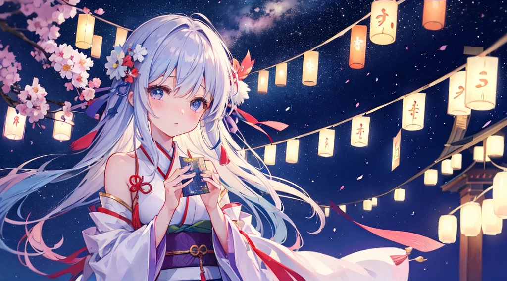 Tanabata of Japan、bless、evening、Night Sky、milky way、painful、farewell、love affair、Once a year、longing、wish、forever