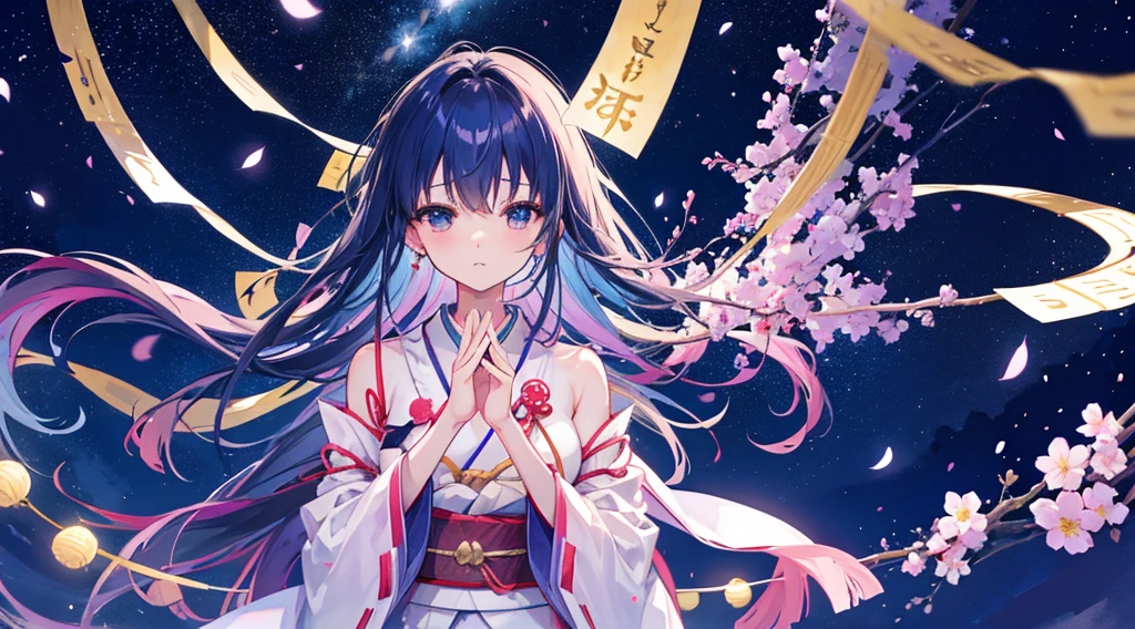Tanabata of Japan、bless、evening、Night Sky、milky way、painful、farewell、love affair、Once a year、longing、wish、forever