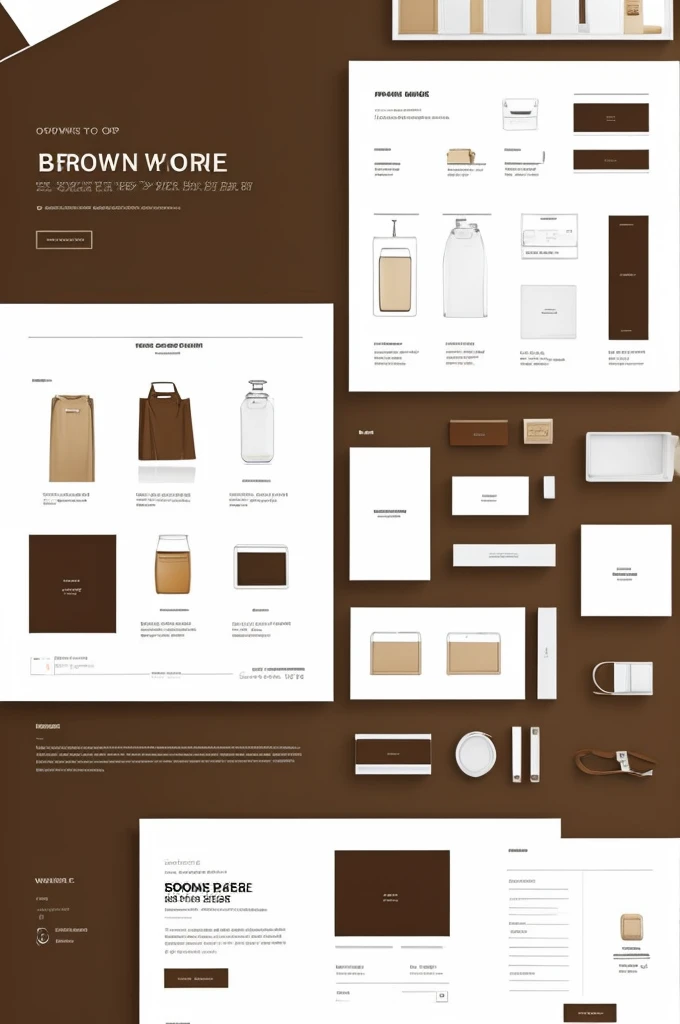 Design the logo of the store, minimalist style, brownish white, on the plan, "n carv" โดยลดการใช้เงาของวัตถุ และลดการไล่เฉดสี