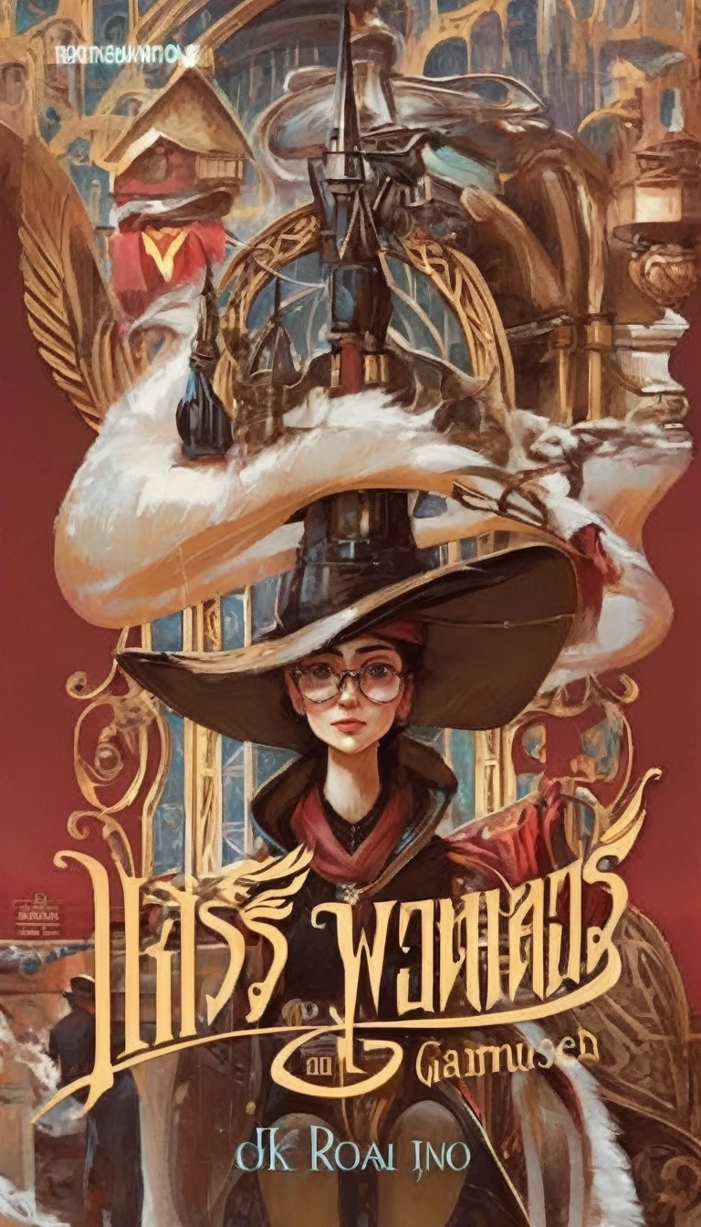 Book cover of woman in hat and glasses, 图画Novel Cover Art, grandma weathered wax, graphic novel cover art, Harry Potter Artwork, Cover Illustration, Novel Cover Art, wlo and peter mohrbacher, Fantasy Book Covers, Inspired by William Mustard Lockhart, book Cover Illustration, Pablo Munoz Gomez
