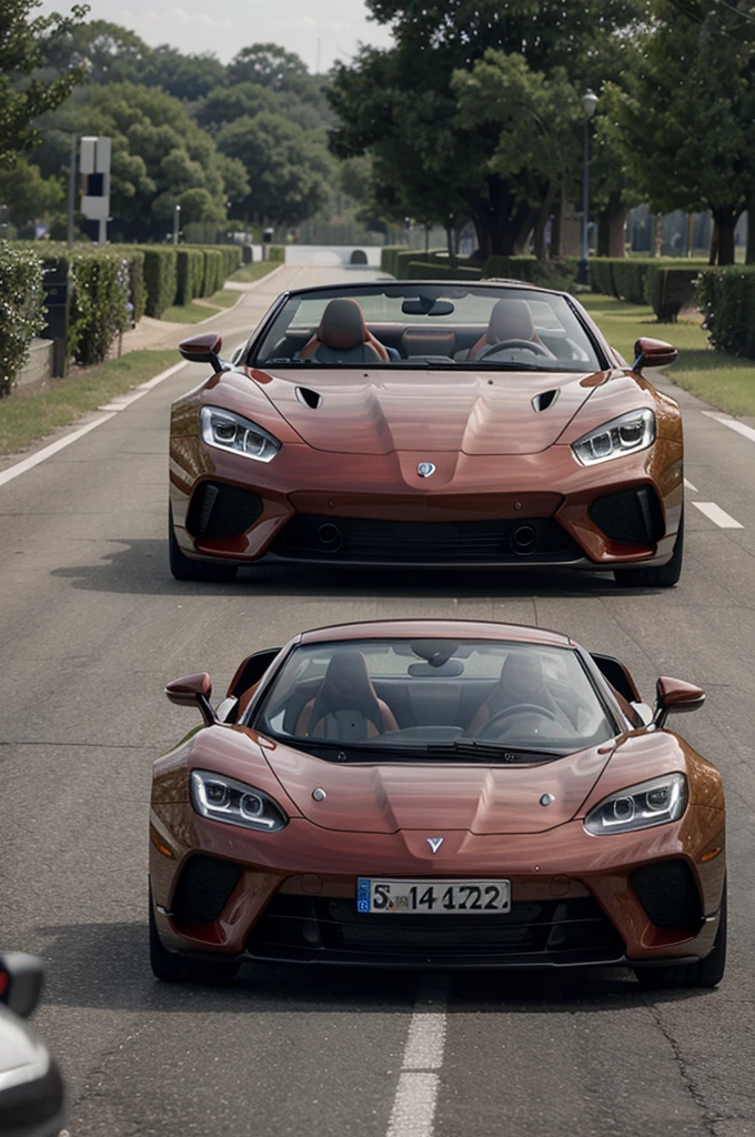 Future cabriolet supercar