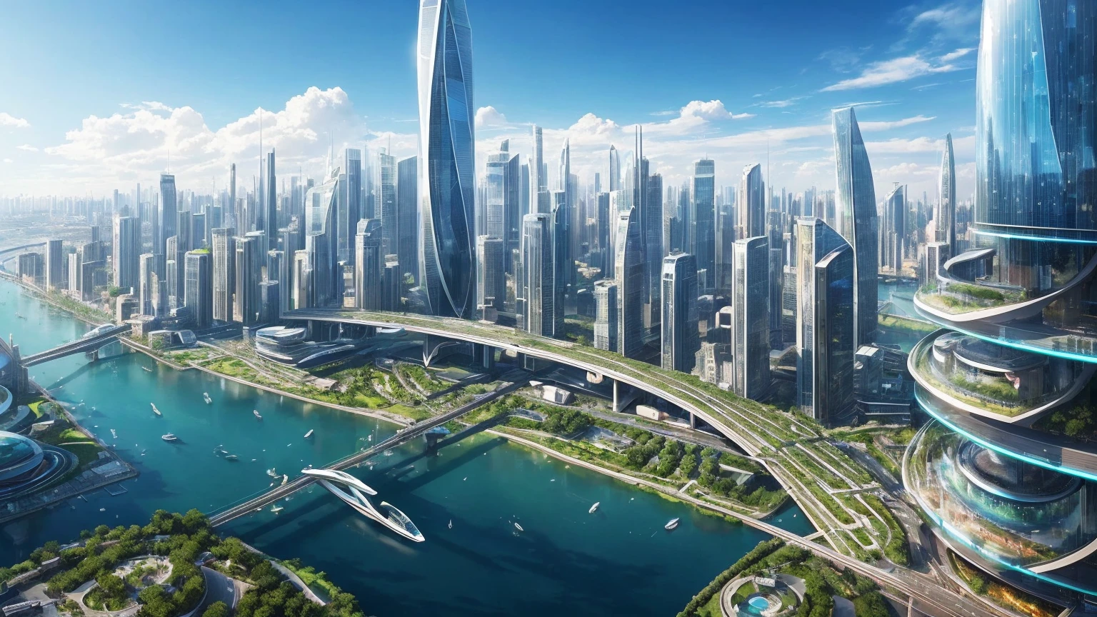 (Best quality,4K,8K,A high resolution,Masterpiece:1.2),Ultra-detailed,(Realistic,Photorealistic,photo-realistic:1.37),Futuristic floating city,Futuristic technology,Huge urban high-tech tablet platform,Airship,Floating in the sky,Futuristic city,Small airships around,High-tech hemispherical platform,Colorful lights,Advanced architecture,modernn architecture,skyscrapper,Access the cloud,Scenic beauty,view over city,Impressive design,Blend seamlessly with nature,energetic and vibrant atmosphere,Futuristic transportation system,Parking is suspended,Transparent path,Lush greenery,Sky gardens,cascading waterfalls,Magnificent skyline,reflections on the water,Sparkling river,Architectural innovation,futuristic skyscrapers,Transparent dome,The shape of the building is unusual,Elevated walkway,Impressive skyline,Glowing lights,Futuristic technology,Minimalist design,Scenic spots,Panoramic view,Cloud Piercing Tower,Vibrant colors,epic sunrise,epic sunset,Dazzling light display,magical ambiance,The future city,Urban Utopia,LuxuryLifestyle,Innovative energy,sustainable development,Smart city technology,Advanced infrastructure,Tranquil atmosphere,Nature and technology live in harmony,Awesome cityscape,Unprecedented urban planning,Architecture connects seamlessly with nature,High-tech metropolis,A cutting-edge engineering marvel,The future of urban living,Visionary architectural concept,Energy-efficient buildings,Harmony with the environment,A city floating above the clouds,Utopian dreams become reality,The possibilities are endless,State-of-the-art transportation network,Green energy integration,Innovative materials,Impressive holographic display,Advanced communication system,Breathtaking aerial view,Quiet and peaceful environment,Modernist aesthetics,Ethereal beauty