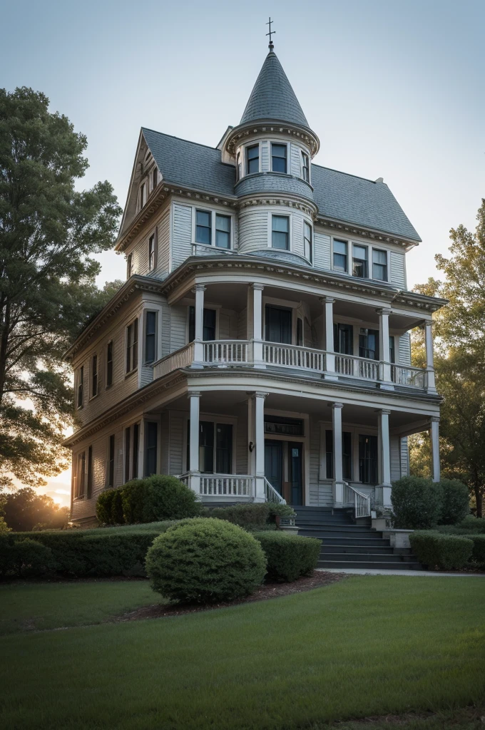 In the small, isolated town of Ravenswood, an old mansion stood on top of a hill.