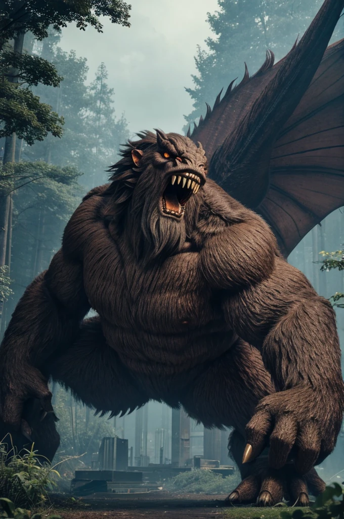 A giant monster with 6 legs