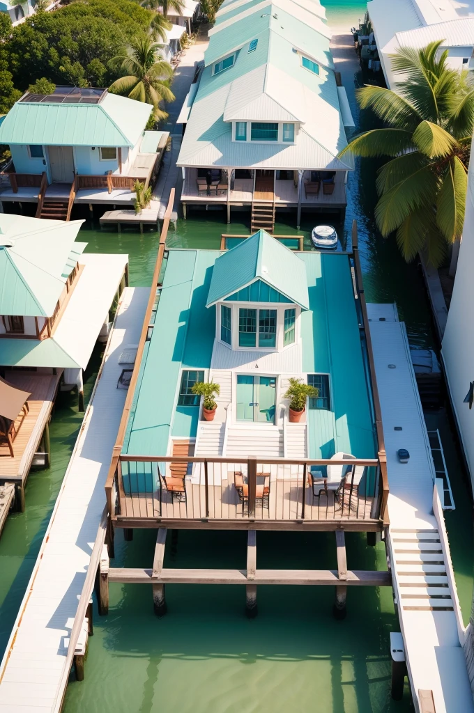 luxury key west bungalow float home