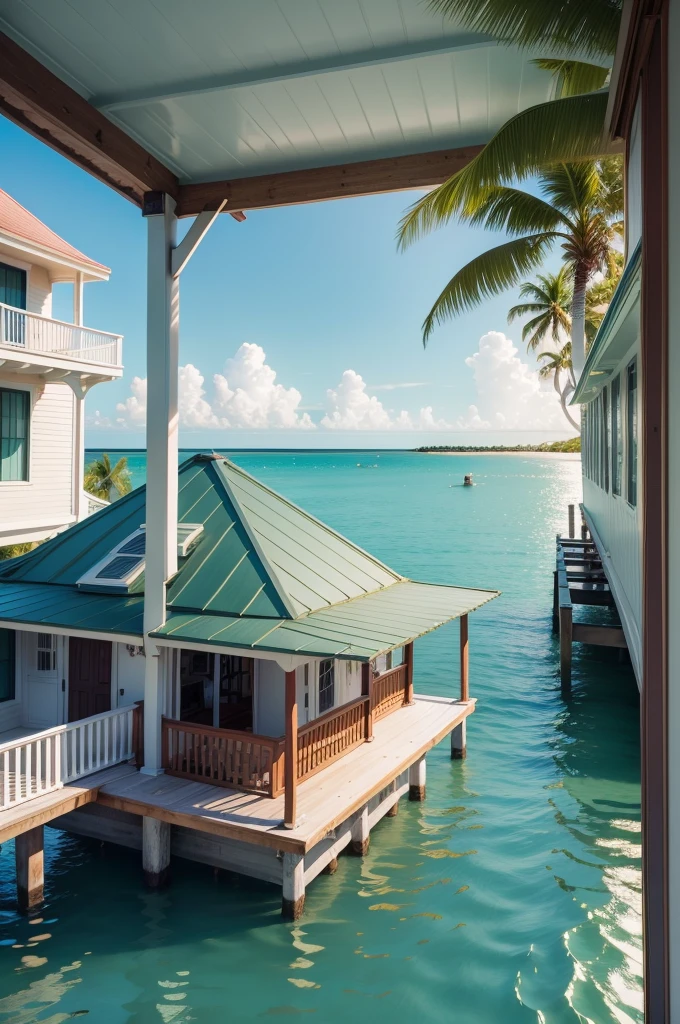 luxury key west bungalow float home