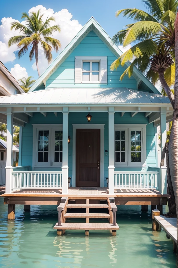 luxury key west bungalow float home