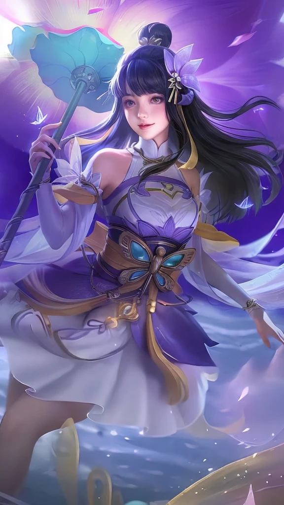 An eighteen-year-old young woman with long purple hair in a sailor suit sits in a classroom (school 1.5 in the background) (expression serious, cold 1.5) (best quality: 1.1) (masterpiece: 1.3) with an unparalleled masterpiece, surreal 8K, perfect artwork, super detail, best quality, masterpiece 4K wallpaper aesthetics, masterpiece, award-winning artwork, official art, cinematic lighting