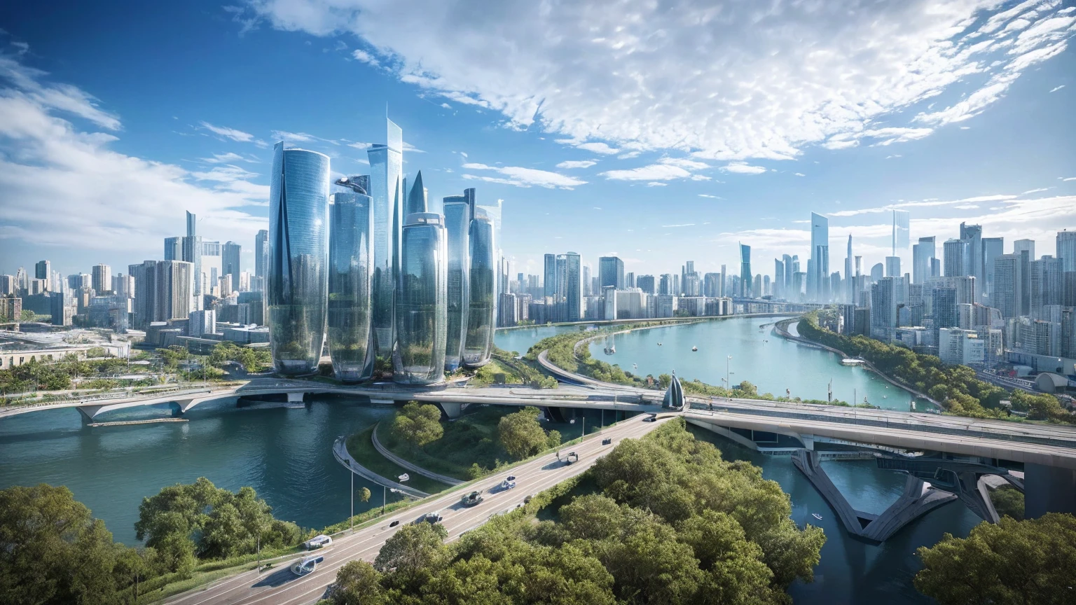 (Best quality,4K,8K,A high resolution,Masterpiece:1.2),Ultra-detailed,(Realistic,Photorealistic,photo-realistic:1.37),Futuristic floating city,Futuristic technology,Huge urban high-tech tablet platform,Airship,Floating in the sky,Futuristic city,Small airships around,High-tech hemispherical platform,Colorful lights,Advanced architecture,modernn architecture,skyscrapper,Access the cloud,Scenic beauty,view over city,Impressive design,Blend seamlessly with nature,energetic and vibrant atmosphere,Futuristic transportation system,Parking is suspended,Transparent path,Lush greenery,Sky gardens,cascading waterfalls,Magnificent skyline,reflections on the water,Sparkling river,Architectural innovation,futuristic skyscrapers,Transparent dome,The shape of the building is unusual,Elevated walkway,Impressive skyline,Glowing lights,Futuristic technology,Minimalist design,Scenic spots,Panoramic view,Cloud Piercing Tower,Vibrant colors,epic sunrise,epic sunset,Dazzling light display,magical ambiance,The future city,Urban Utopia,LuxuryLifestyle,Innovative energy,sustainable development,Smart city technology,Advanced infrastructure,Tranquil atmosphere,Nature and technology live in harmony,Awesome cityscape,Unprecedented urban planning,Architecture connects seamlessly with nature,High-tech metropolis,A cutting-edge engineering marvel,The future of urban living,Visionary architectural concept,Energy-efficient buildings,Harmony with the environment,A city floating above the clouds,Utopian dreams become reality,The possibilities are endless,State-of-the-art transportation network,Green energy integration,Innovative materials,Impressive holographic display,Advanced communication system,Breathtaking aerial view,Quiet and peaceful environment,Modernist aesthetics,Ethereal beauty