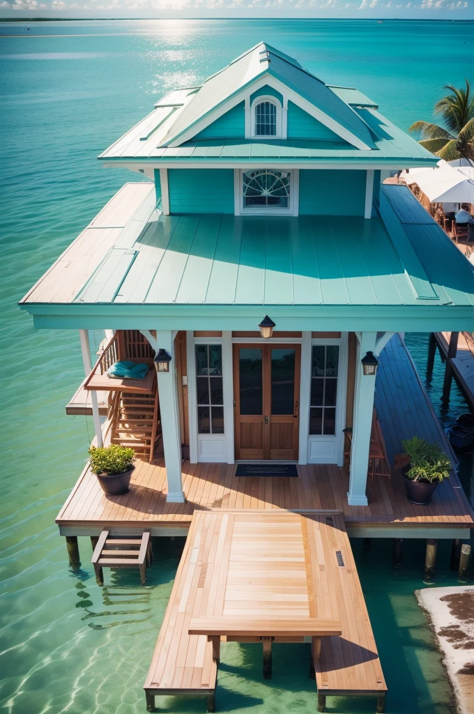 luxury key west bungalow float home