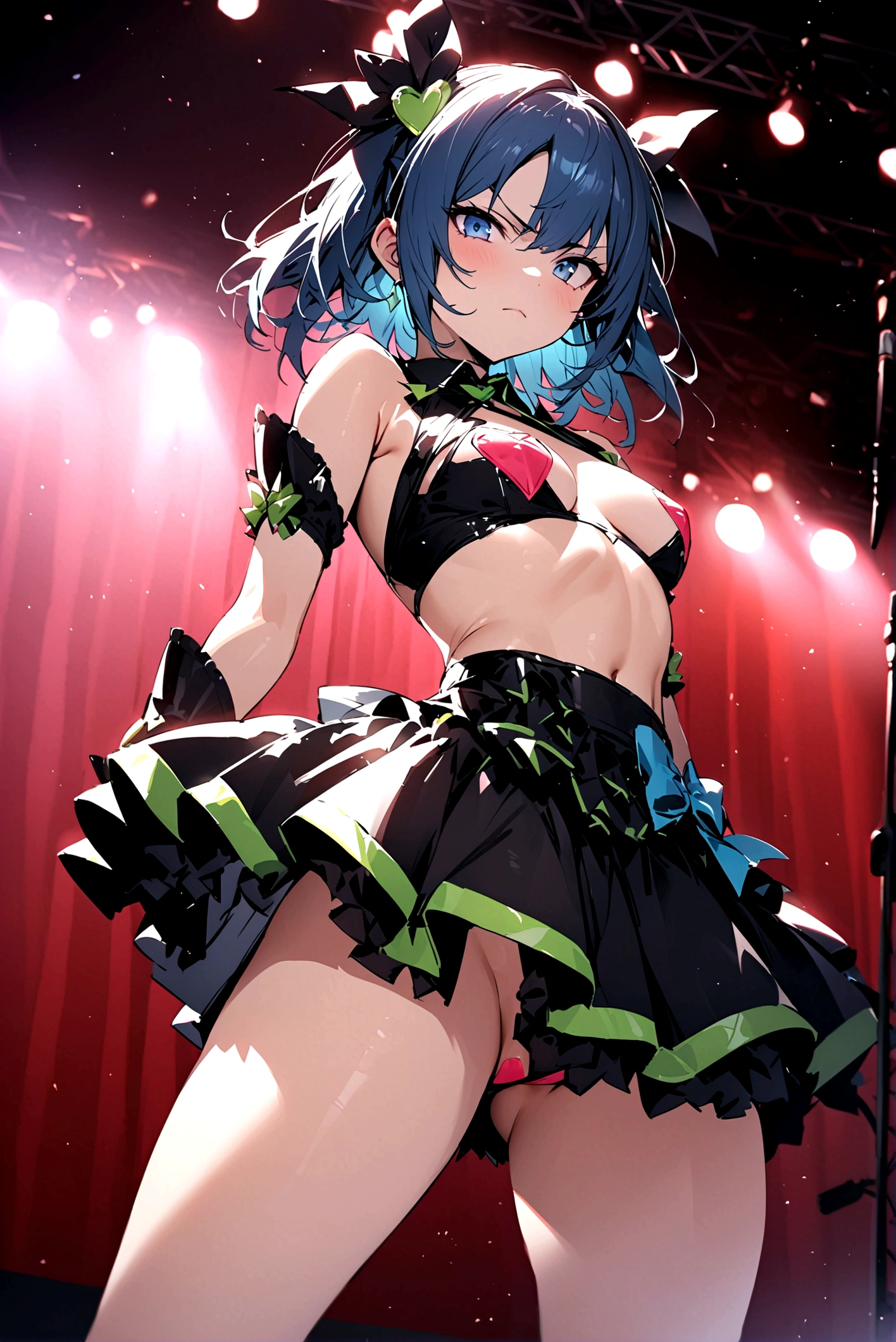 Highest quality,masterpiece,Idol Unit,Live Stage,Small live music venue,Pasties