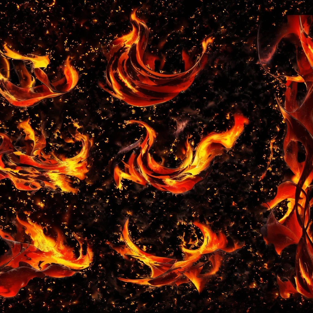 a set of colorful fire flames on a black background, colorful fire, flame colors bright, swirling flames, highly detailed fire tendrils, magic flames, intricate overlay flames imagery, colorful magic effects, multiple flames, fire and flames and smoke, swirls of fire, fire particles, lots of flames, fire flames, fiery particles, colorful smoke, small flames
