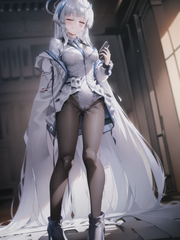 A girl,Long hair, bangs, White hair, Hair between the eyes, s eyes:(1.5), (Medium breasts:1.2),
rest clavicle, Wedding dress,Veil,wedding,Black dress,Flowers,The skirt is broken,Black socks,Black knee socks,Black gloves,boots,Cleavage,
Looking at the audience, whole body,
indoors, church,permanent,permanent,Smile,With eyes closed,With eyes closed,
rest (masterpiece:1.2), best quality, high resolution, 8k wallpaper, (illustration:0.8), (Beautiful and delicate eyes:1.6), Extremely detailed face, Perfect lighting, Extremely detailed CG, (Perfect hands, Perfect anatomical structure),