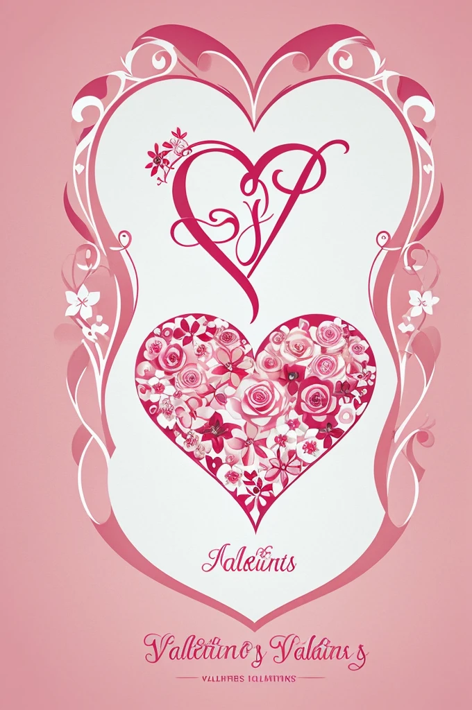 The logo could be a combination of elegant and modern typography for the name "valentines", using stylized letters that convey sophistication and fashion. under the name, You could include a small icon like a stylized heart or some delicate flowers in soft shades of pink or red., to add a romantic and feminine touch.