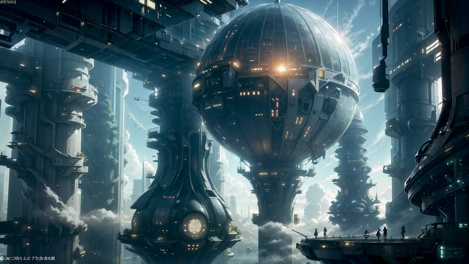 (Best quality,4K,8K,A high resolution,Masterpiece:1.2),Ultra-detailed,(Realistic,Photorealistic,photo-realistic:1.37),Futuristic floating city,Futuristic technology,Huge urban high-tech tablet platform,Airship,Floating in the sky,Futuristic city,Small airships around,High-tech hemispherical platform,Colorful lights,Advanced architecture,modernn architecture,skyscrapper,Access the cloud,Scenic beauty,view over city,Impressive design,Blend seamlessly with nature,energetic and vibrant atmosphere,Futuristic transportation system,Parking is suspended,Transparent path,Lush greenery,Sky gardens,cascading waterfalls,Magnificent skyline,reflections on the water,Sparkling river,Architectural innovation,futuristic skyscrapers,Transparent dome,The shape of the building is unusual,Elevated walkway,Impressive skyline,Glowing lights,Futuristic technology,Minimalist design,Scenic spots,Panoramic view,Cloud Piercing Tower,Vibrant colors,epic sunrise,epic sunset,Dazzling light display,magical ambiance,The future city,Urban Utopia,LuxuryLifestyle,Innovative energy,sustainable development,Smart city technology,Advanced infrastructure,Tranquil atmosphere,Nature and technology live in harmony,Awesome cityscape,Unprecedented urban planning,Architecture connects seamlessly with nature,High-tech metropolis,A cutting-edge engineering marvel,The future of urban living,Visionary architectural concept,Energy-efficient buildings,Harmony with the environment,A city floating above the clouds,Utopian dreams become reality,The possibilities are endless,State-of-the-art transportation network,Green energy integration,Innovative materials,Impressive holographic display,Advanced communication system,Breathtaking aerial view,Quiet and peaceful environment,Modernist aesthetics,Ethereal beauty