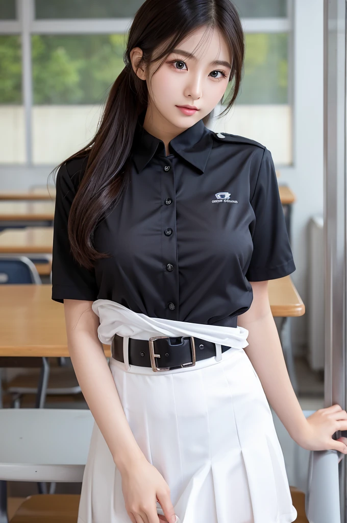 See-through uniform at school、Sexy Korean 20 year old woman from Nowbrasia