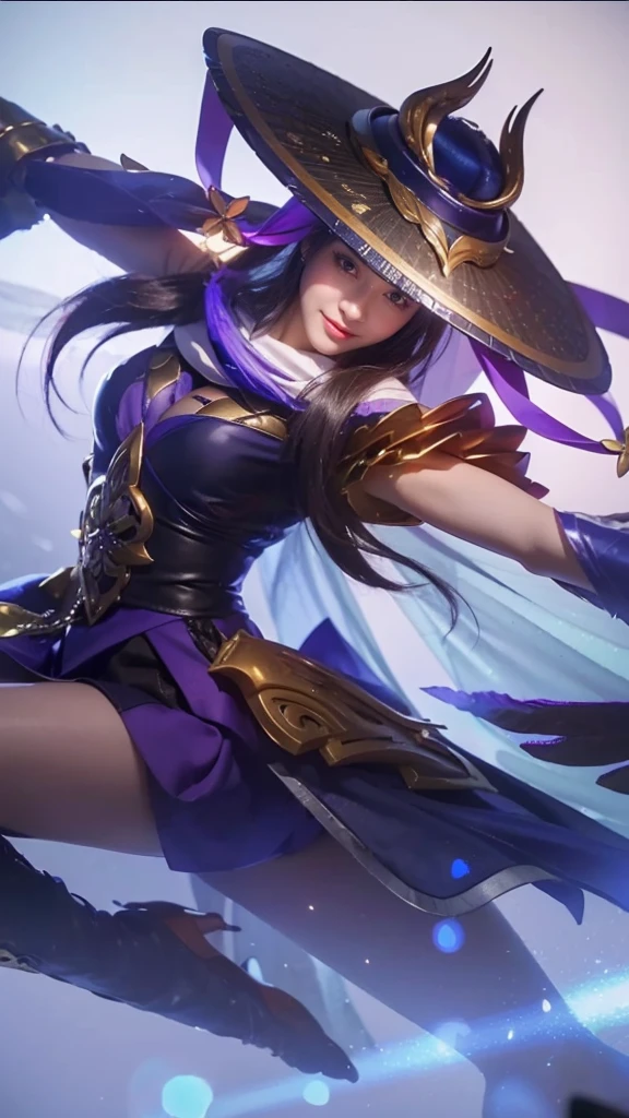 (8k, RAW photo, photorealistic:1.25) ,( lipgloss, eyelashes, gloss-face, glossy skin, best quality, ultra highres, depth of field, chromatic aberration, caustics, Broad lighting, natural shading, looking at viewer with a serene and goddess-like happiness, smile, 8k, very detailed, green eyes, close-up shot of a woman with a gun in her hand