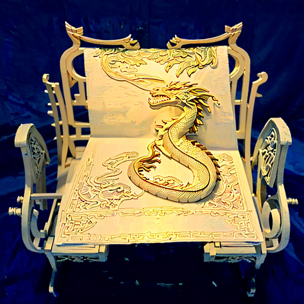 ((masterpiece,best quality)),((High-precision drawing in every detail) Extremely high-precision drawing) [High resolution],(Detailed illustration, very detailed and detailed drawing, delicate drawn lines with tempo, realistic texture expression),ultra detailed,best quality,sharp focus,4K,professional work,((cloth cover over chair 1.2)), (((Chinese style ornate brocade 1.5))), ((Emperor's dragon chair cloth)), (cloth cover for chair), upholstery, ((ornate fabric material 1.2)).