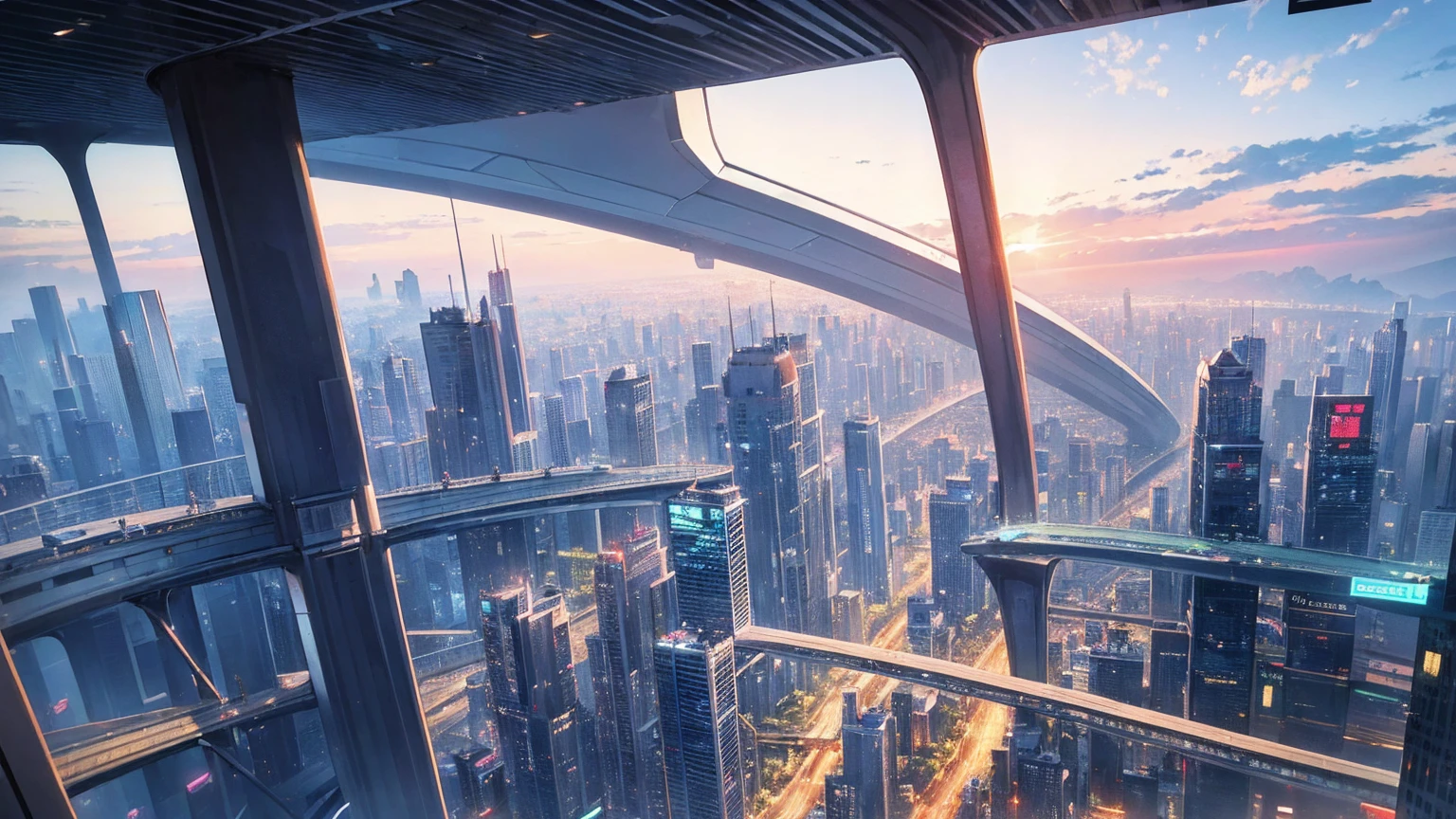 (Best quality,4K,8K,A high resolution,Masterpiece:1.2),Ultra-detailed,(Realistic,Photorealistic,photo-realistic:1.37),Futuristic floating city,Futuristic technology,Huge urban high-tech tablet platform,Airship,Floating in the sky,Futuristic city,Small airships around,High-tech hemispherical platform,Colorful lights,Advanced architecture,modernn architecture,skyscrapper,Access the cloud,Scenic beauty,view over city,Impressive design,Blend seamlessly with nature,energetic and vibrant atmosphere,Futuristic transportation system,Parking is suspended,Transparent path,Lush greenery,Sky gardens,cascading waterfalls,Magnificent skyline,reflections on the water,Sparkling river,Architectural innovation,futuristic skyscrapers,Transparent dome,The shape of the building is unusual,Elevated walkway,Impressive skyline,Glowing lights,Futuristic technology,Minimalist design,Scenic spots,Panoramic view,Cloud Piercing Tower,Vibrant colors,epic sunrise,epic sunset,Dazzling light display,magical ambiance,The future city,Urban Utopia,LuxuryLifestyle,Innovative energy,sustainable development,Smart city technology,Advanced infrastructure,Tranquil atmosphere,Nature and technology live in harmony,Awesome cityscape,Unprecedented urban planning,Architecture connects seamlessly with nature,High-tech metropolis,A cutting-edge engineering marvel,The future of urban living,Visionary architectural concept,Energy-efficient buildings,Harmony with the environment,A city floating above the clouds,Utopian dreams become reality,The possibilities are endless,State-of-the-art transportation network,Green energy integration,Innovative materials,Impressive holographic display,Advanced communication system,Breathtaking aerial view,Quiet and peaceful environment,Modernist aesthetics,Ethereal beauty