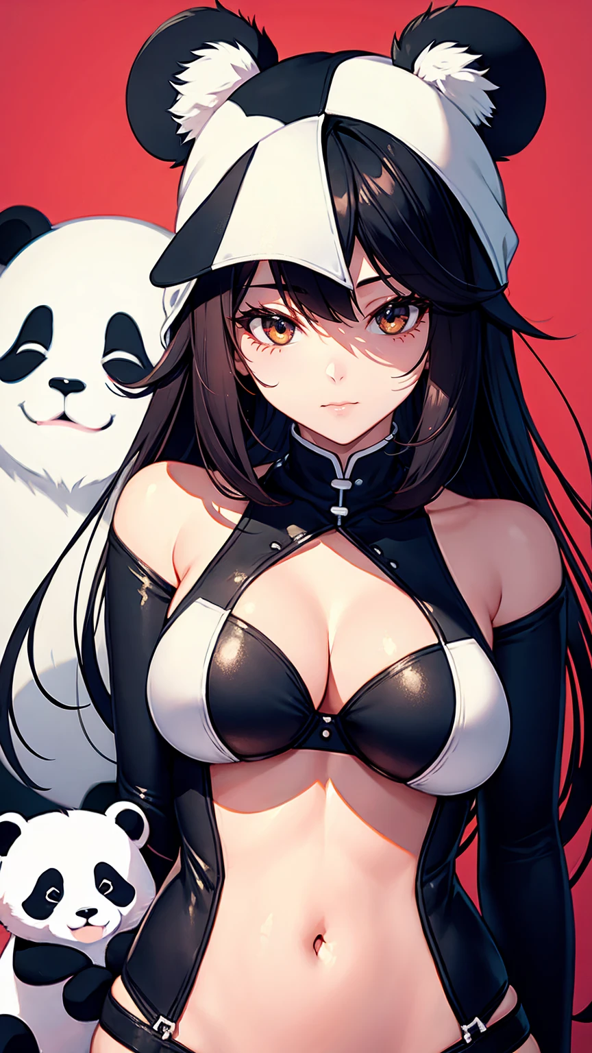 panda person woman, 11 years olds