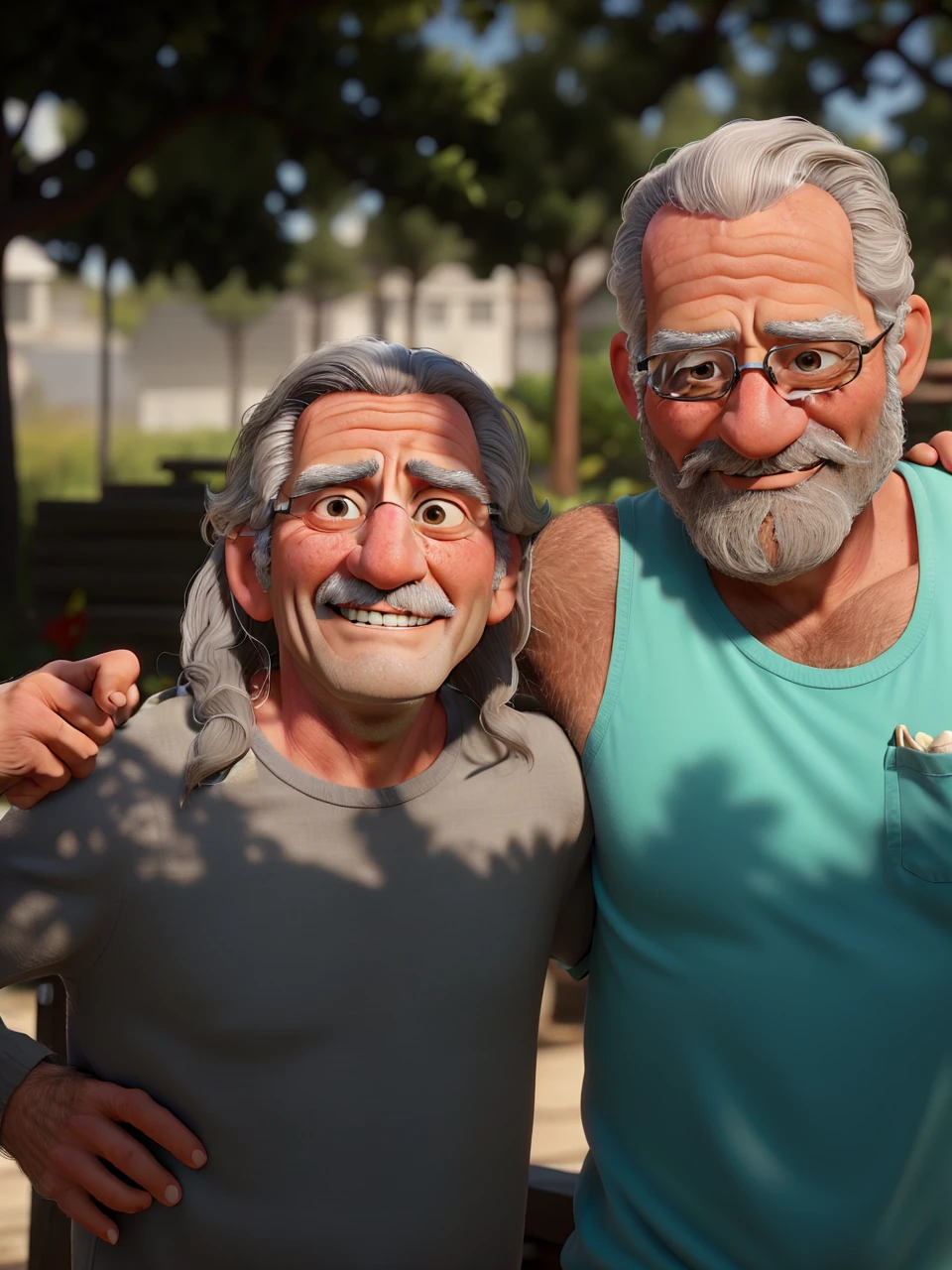 59 years old gray hair, greybeard