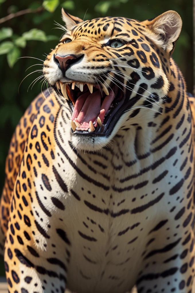 A jaguar singing 