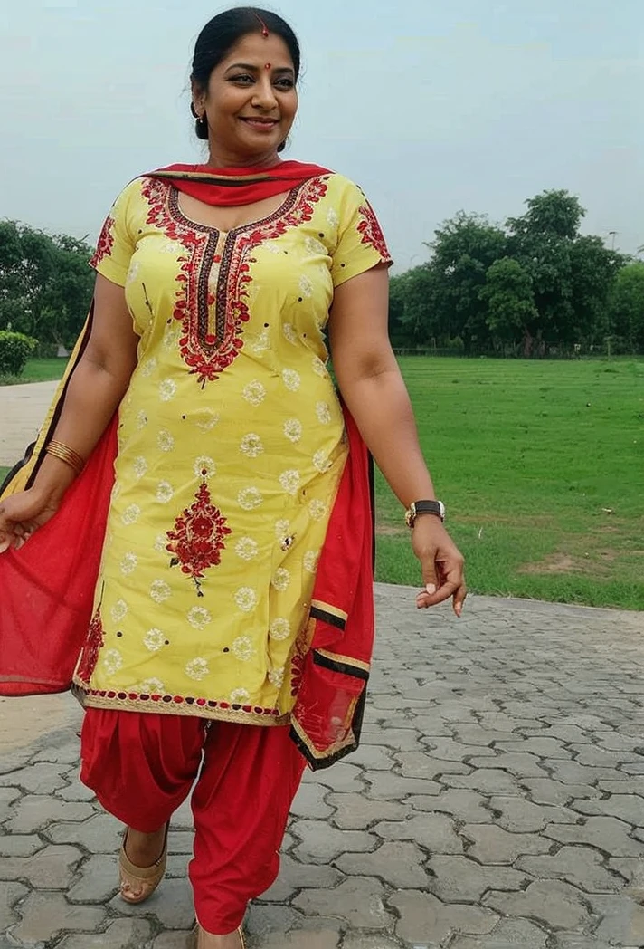 Mature , indian woman, busty,smiling