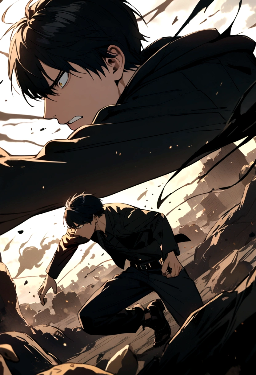 kageyama, fight