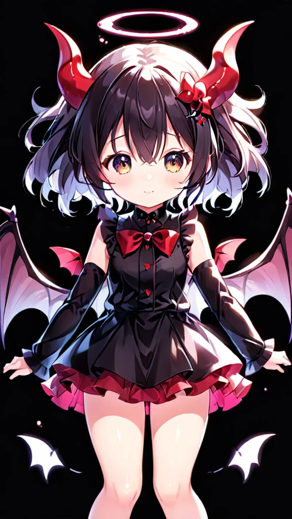 closed hands, pink skull hair ornament, kuromi, <lora:Sanrio_Characters:0.6>, (8k), 4k, best quality,high quality, very_high_resolution,