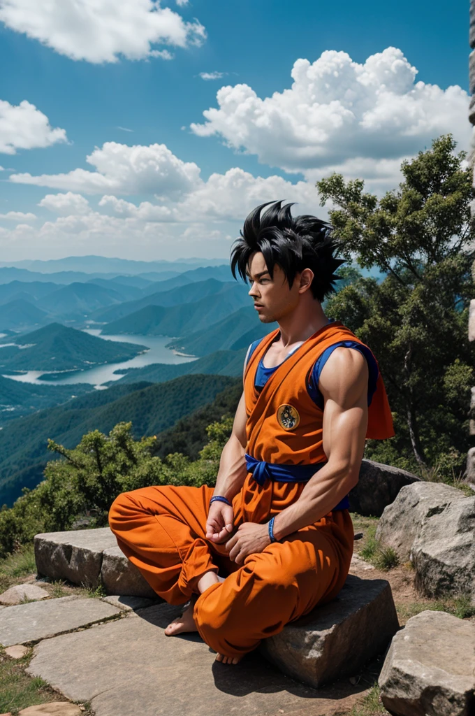 Goku doing 
Meditation 